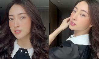 Lương Thùy Linh khoe tài makeup, làm tóc như thợ chuyên nghiệp