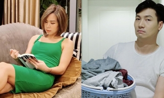 Trên phim là sếp, ngoài đời 'Shark Long' đi giặt đồ cho vợ đọc sách