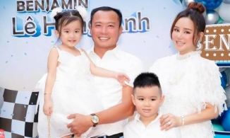 Con gái Vy Oanh mặc váy được mẹ cắt may từ đồ cũ trong ngày sinh nhật