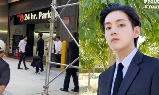Nam thần V(BTS) bị bắt gặp không mang khẩu trang giữa mùa dịch tại Mỹ