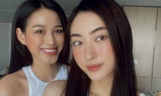 Miss World cận kề, Đỗ Thị Hà sang nhà Lương Thùy Linh để 'tầm sư học đạo'