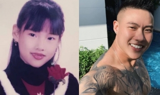 Nam VĐV thể hình 6 múi Hari Won từng hâm mộ khoe ảnh thời còn là con gái