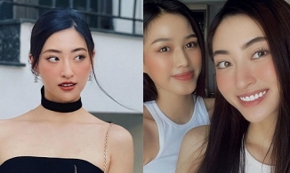 Hết Đỗ Mỹ Linh 'tỏ thái độ', đến Lương Thùy Linh bị nghi cố tình 'dìm' Đỗ Thị Hà khiến fan khẩu chiến 2 ngày