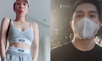 Lệ Quyên và Lâm Bảo Châu đi bộ ở Hồ Gươm, lộ vóc dáng thật chưa kịp sửa