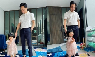 Cường Đô La và Suchin 'lên đồ' xuống phố: Bố bảnh bao, con như công chúa