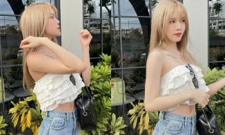 Thiều Bảo Trâm tung ảnh mới, netizen hỏi: 'Sao không mặc đồ hiệu nữa chị?'