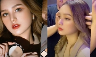 Ảnh hậu trường 'bóc' nhan sắc thật của hotgirl Xoài Non