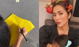 Con gái Hà Tăng hết cho kiến ăn đến viết thư gửi kiến, mẹ hào môn dạy con quá giỏi