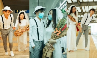  Đôi bạn trẻ chụp ảnh cưới tuyệt đẹp tại đường sắt Cát Linh - Hà Đông 