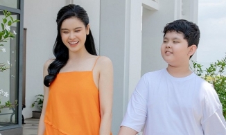 Ngoại hình cao lớn bất ngờ của con trai 9 tuổi nhà Trương Quỳnh Anh - Tim