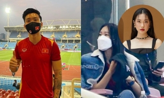 Đoàn Văn Hậu công khai đưa Doãn Hải My đến cổ vũ đội tuyển Việt Nam?