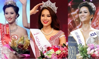 Ảnh đăng quang của dàn Hoa hậu Việt: Đẹp như Đặng Thu Thảo, nhiều ý kiến như Kỳ Duyên