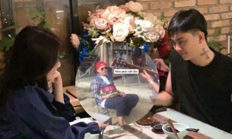 Hậu công khai bạn gái 15 tuổi, Hoài Lâm đi chân đất, ngồi ở cà phê võng hát dạo