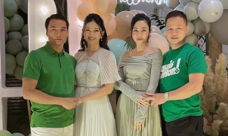 Khung ảnh 'toát mùi tiền' của hai cặp vợ chồng Ngô Trà My và Á hậu Thanh Tú