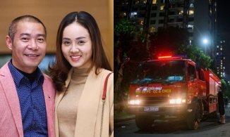 Chung cư Times City cháy, vợ NSND Công Lý thở phào thoát nạn 