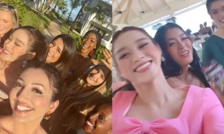 Hoa hậu Đỗ Thị Hà nổi bật khi đọ sắc bên dàn đối thủ tại Miss World 2021