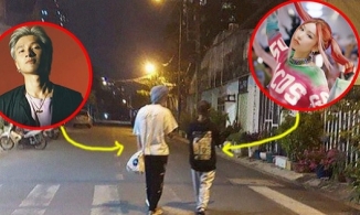 Rộ ảnh 'team qua đường' bắt gặp Min và 16 Typh đi chơi đêm 'chỉ có 2 ta'