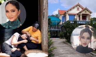 Cơ ngơi ở quê của những Hoa hậu con nhà nông: H'Hen Niê nhà sàn cũ kỹ, nhà Đỗ Thị Hà to nhất vùng