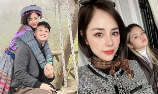 Huỳnh Anh gần gũi với con riêng bạn gái Bạch Lan Phương như cha con ruột