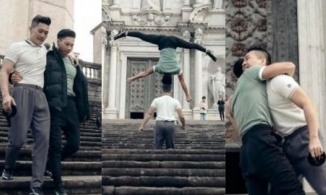 Những khoảnh khắc xúc động của Quốc Cơ - Quốc Nghiệp tại nơi vừa lập kỷ lục thế giới