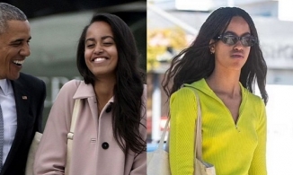 Con gái cựu Tổng thống Mỹ Obama ngày càng nổi loạn, phì phèo thuốc lá giữa phố