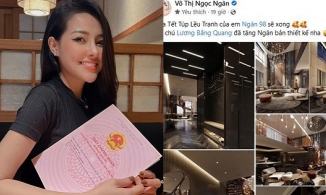 Ngân 98 tự thưởng cho mình biệt thự sang trọng dịp sinh nhật 