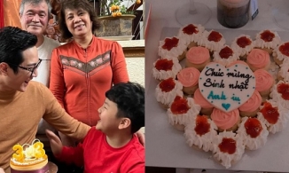 Chí Nhân gián tiếp khoe tình mới qua chiếc bánh sinh nhật có dòng chữ 'anh yêu'