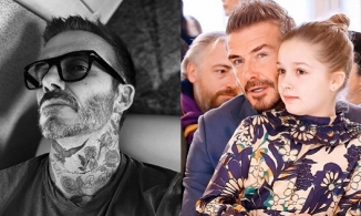 David Beckham mặt như 'mất sổ gạo' khi con gái cưng Harper tiết lộ đã có 'người trong mộng'