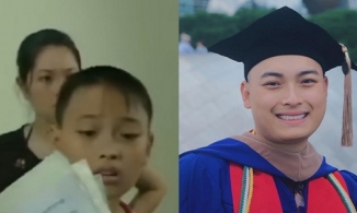 Con trai dốt văn của Quang Thắng trong 'Gặp nhau cuối tuần' 15 năm trước nay đã là Thạc sĩ công nghệ