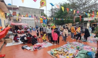 Phiên chợ Tết độc đáo ở Thái Bình: Mỗi năm họp chợ một lần và chỉ dành cho trẻ em