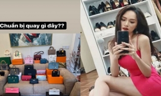 Hương Giang để lộ loạt túi hiệu đắt đỏ, giá 'sương sương' bằng mấy căn chung cư