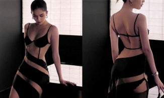 Ngọc Trinh diện váy xuyên thấu, táo bạo xoay người để lộ đến 80% cơ thể