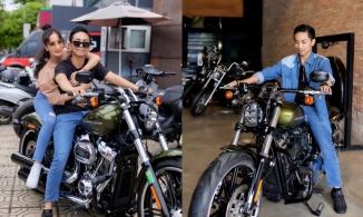 Chồng trẻ vừa giành HCV, Khánh Thi tặng ngay xe motor tiền tỷ