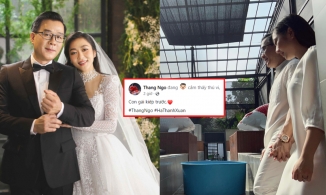 Vua cá Koi Thắng Ngô nắm tay Hà Thanh Xuân nói vợ trẻ là “con gái kiếp trước” 