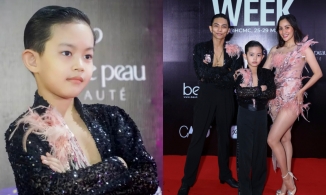 Kubi nhà Khánh Thi - Phan Hiển mới 7 tuổi đã chiếm trọn spotlight khi đi thảm đỏ một mìnhh