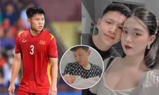 Vũ Tiến Long - Tác giả bàn thắng vào lưới U23 Hàn Quốc: Mới 20 đã có vợ con