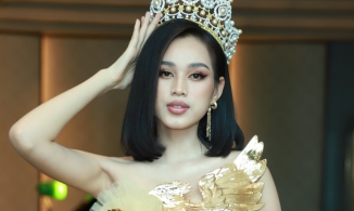 Đỗ Thị Hà để tóc ngắn, khoe sắc cùng dàn hậu tại họp báo Miss Grand Việt Nam 2022