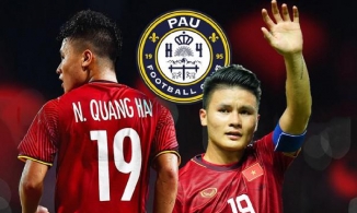 'Ngã ngửa' với mức lương của Quang Hải nhận được ở Pau FC