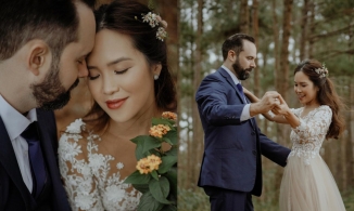 Em gái siêu mẫu Hà Anh huỷ hôn chồng Tây vào phút chót dù đã chụp ảnh cưới