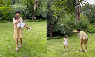 Chiều em như Subeo, bế bổng Lisa cho bay chỉ vì em gái thích