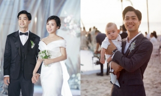 Thực hư hình ảnh Công Phượng bế con trai khiến MXH dậy sóng