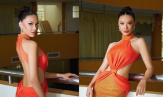 Kim Duyên ngồi ghế giám khảo 'Hoa Khôi Sông Vàm 2022”, khẳng định đủ năng lực