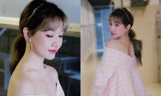 Hari Won gặp khó vì không thể cười, chụp ảnh 10 tấm biểu cảm như 1