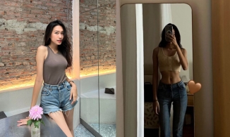 Body siêu thực của bạn gái Đoàn Văn Hậu, vòng eo 56 Ngọc Trinh cũng chào thua