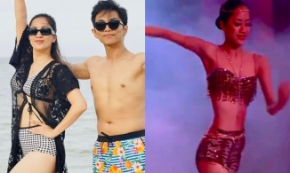 Khánh Thi khoe body nảy nở khác xa thời “mỏng như giấy gió” 20 năm trước