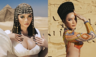 Lý Nhã Kỳ hóa Nữ hoàng Ai Cập, nhìn qua lại tưởng Katy Perry