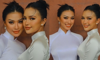 Kim Duyên - Ngọc Châu lọt danh sách mặc áo dài 'lai căng' theo bình chọn của cư dân mạng