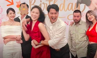 Chi Pu và thiếu gia nghìn tỷ ôm eo tình tứ trong tiệc sinh nhật Linh Rin - Phillip Nguyễn