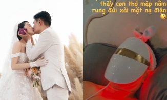 Minh Hằng “muốn xỉu' vì ông xã ngày càng điệu, xài đồ làm đẹp của vợ chuyên nghiệp như của mình