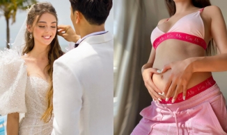 Vợ Tây Bùi Tiến Dũng khoe bụng bầu 7 tháng: Body không đổi, bụng không một vết rạn